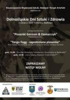 Plakat "Dolnośląskie Dni Sztuki i Zdrowia"