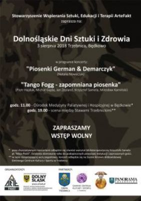 Plakat "Dolnośląskie Dni Sztuki i Zdrowia"